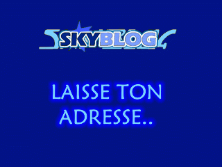 LAISSE TON ADRESSE ...